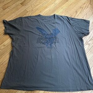 Lynyrd Skynyrd Gray Graphic Logo T-Shirt Size 3XL